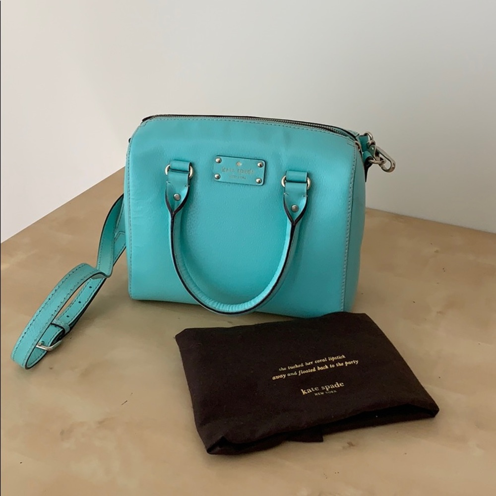 Kate Spade Alessa Wellesley Turquoise Crossbody - Picture 2 of 2